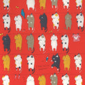 Cotton Fabric - Cat Laundry Pattern